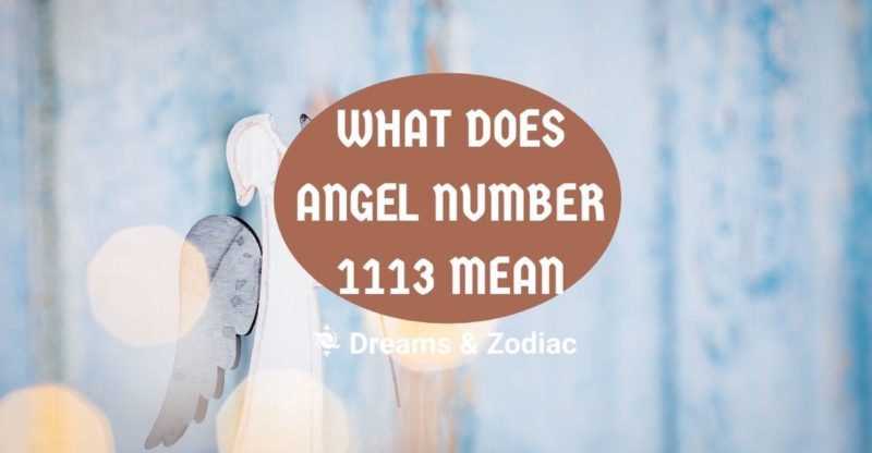 what does angel number 1113 mean