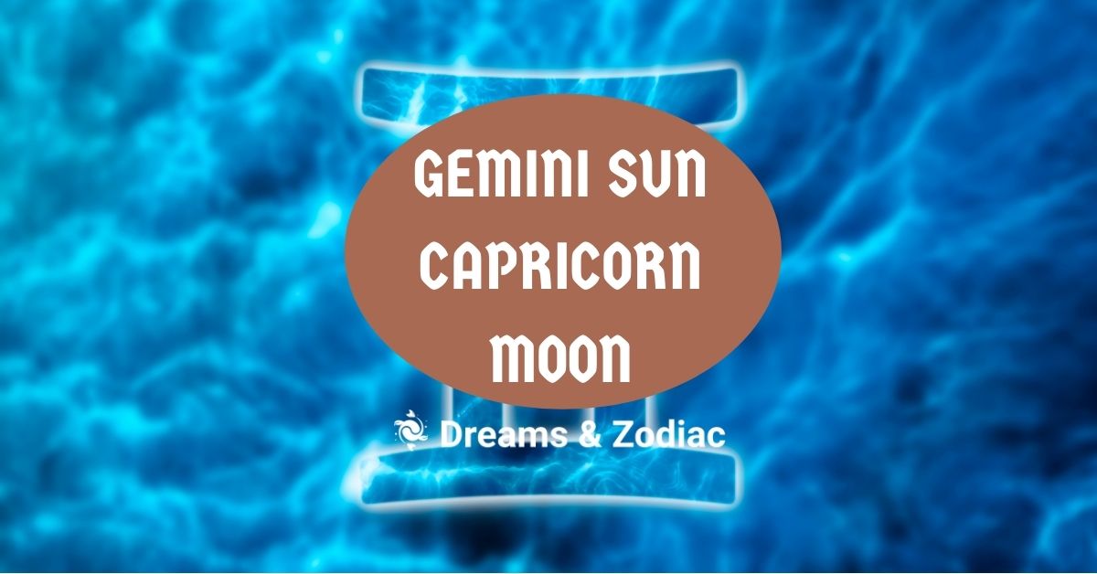 Gemini Sun Capricorn Moon